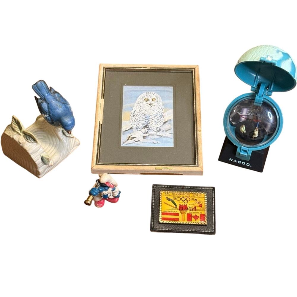 Reseller VTG Collectibles Lot - Star Wars, Smurfs, 1976 Olympics, Lefton Bird